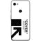 Black and White Arrows Google Pixel 3a XL Skin